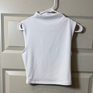Express White Muscle Tee for Women